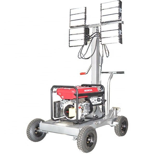 4X1000w 7m 9m Portable Generator Light Tower Trailer Mounted